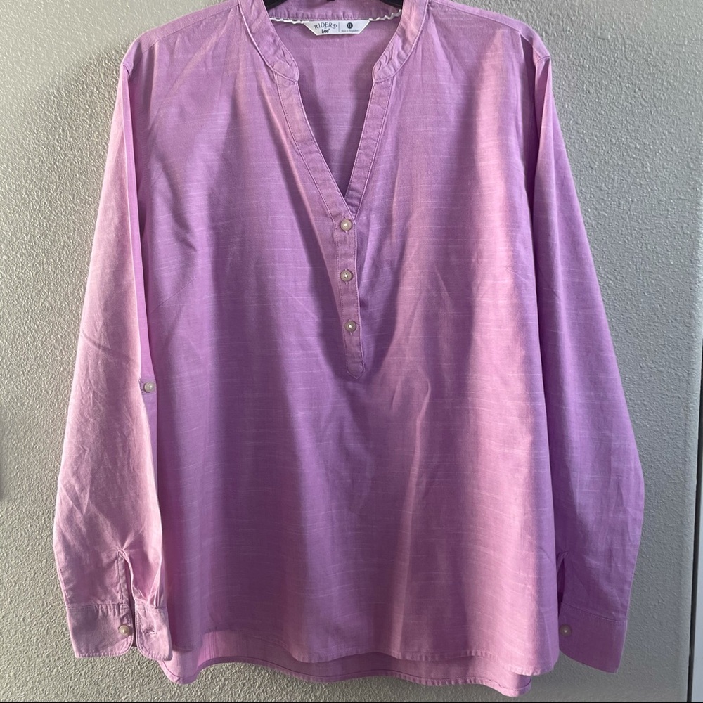 Ryders Lee pink long sleeve shirt great condition